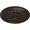 Ekena Millwork Alexa Ceiling Medallion (Fits Canopies up to 2 7/8"), Hand-Painted Stone Hearth, 20 1/2"OD x 1 7/8"P CM20ALSHF - alternate 4